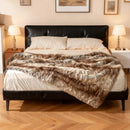 760GSM Soft Plush Fuzzy Luxury Faux Raccoon Fur Blanket for Sofa-M by LJGDeals