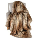 760GSM Soft Plush Fuzzy Luxury Faux Raccoon Fur Blanket for Sofa-M by LJGDeals