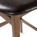 Contemporary Bar Stool With Stylish Seat And Small Backrest by HouseOfZazla