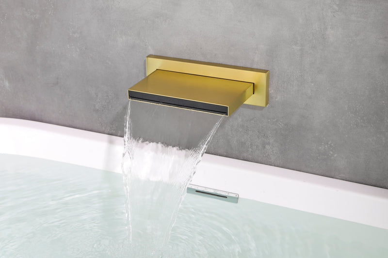 Shower Waterfall Waterfall Tub Faucet Wall Mount Tub Filler Spout For Bathroom sink Multiple Uses High Flow Bathtub shower Cascade Waterfall
