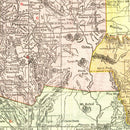 Vintage Map of Arizona 1915