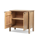 Nolan - 2 Door Accent Cabinet - Antique Brown by HouseOfZazla