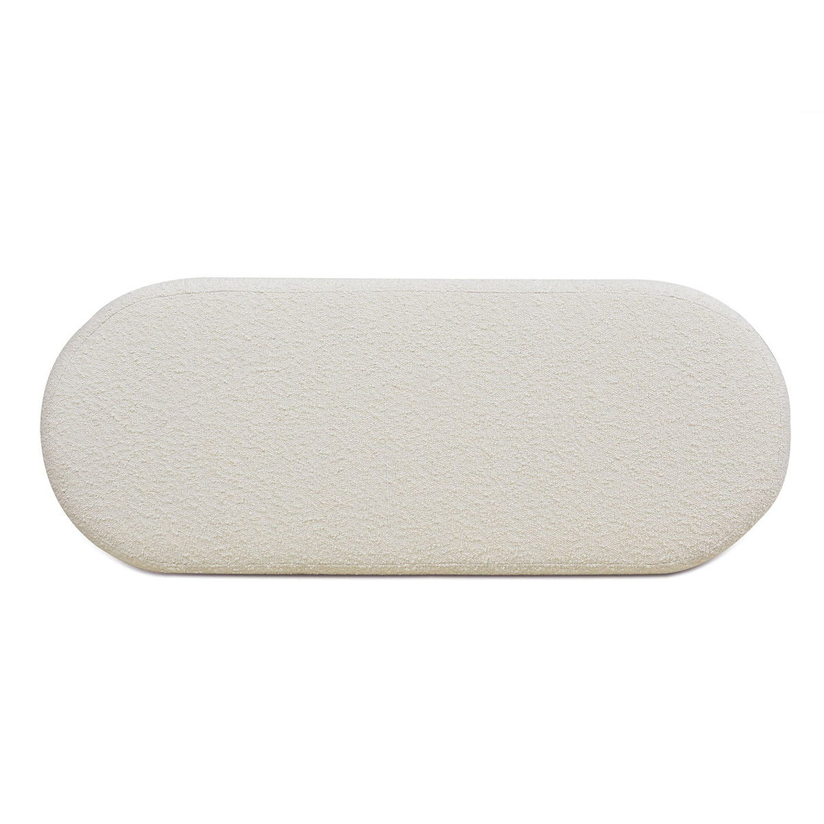 Fuji - Upholstered Oval Storage Bench, photo 18 of 34