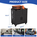 Rolling Tool Cabinet Heavy Duty Garage Storage With Lockable Doors by HouseOfZazla