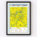Vintage Verde Valley, AZ Map 1950
