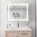 Medicine Cabinet With LED Vanity Mirror, Anti-Fog, Waterproof, Dimmable With Touch Switch by Unique Piece Furniture