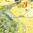 Vintage Map of Phoenix & Central Arizona 1960