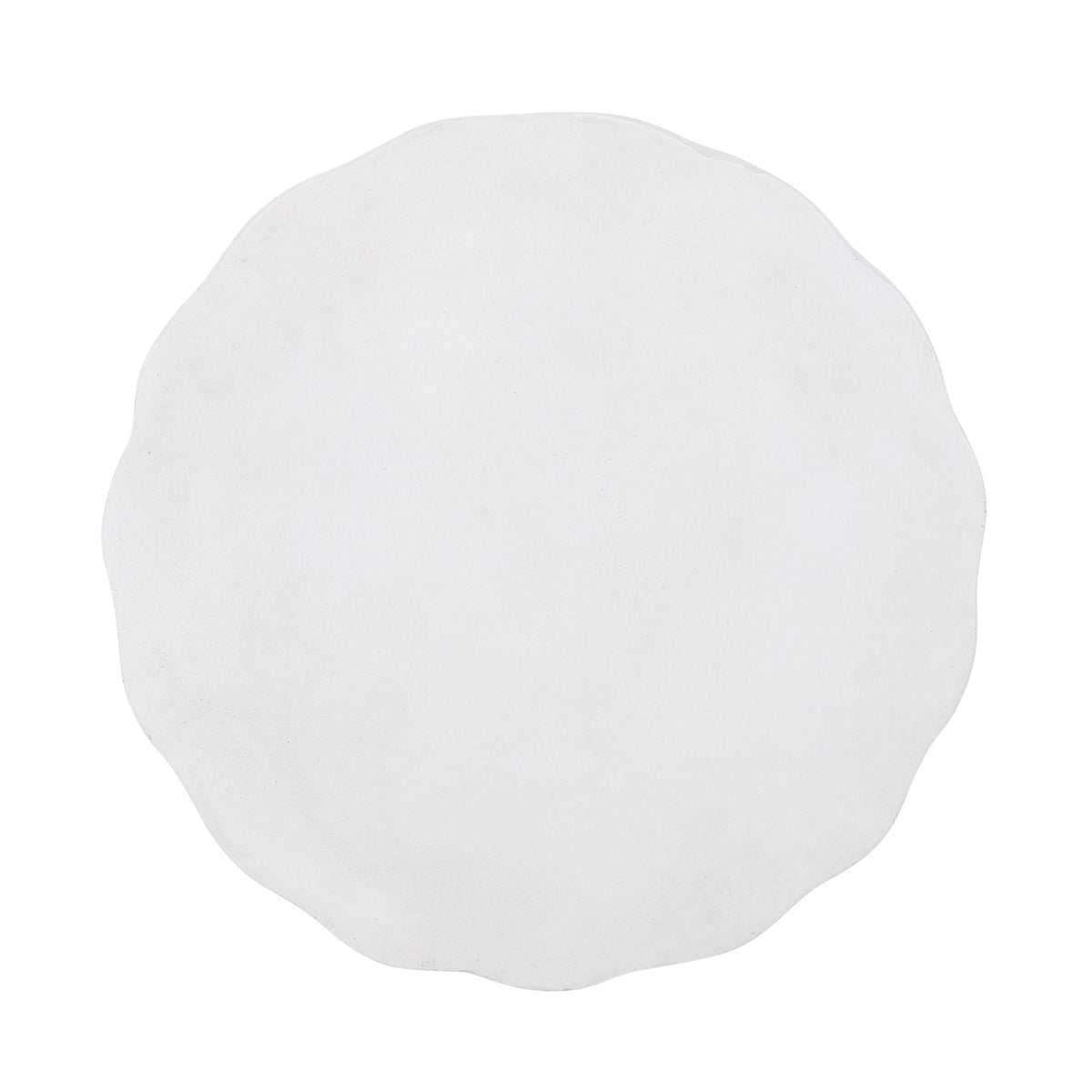 Outdoor Lightweight Concrete Side Table - Antique White, photo 5 of 10