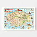 Vintage Map of Navajo Land 1960