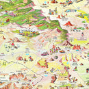 Vintage Map of Navajo Land 1960