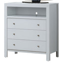 Elegant Transitional Media Chest