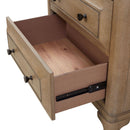 2 Drawer Nightstand - Sand by HouseOfZazla