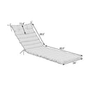 2 Piece Outdoor Chaise Lounge Chair Cushion Set by HouseOfZazla