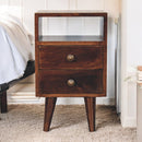 Solid Wood Mini Classic California Nightstand