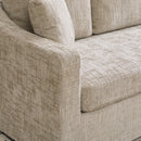 83.86" Wide Modern Casual Sofa in Wheat