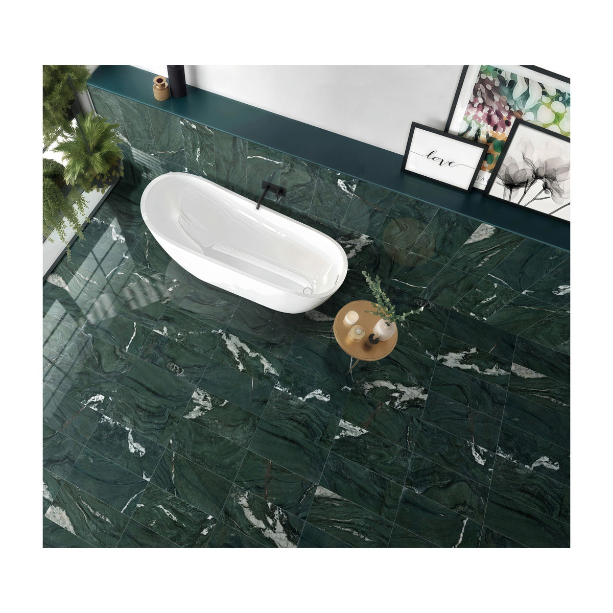 Natural Marble Polished Tile For Wall And Floor (Set of 4), photo 19 of 40