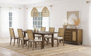 Matisse 7-piece Rectangular Dining Table Set Light Brown