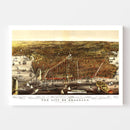 Vintage Map of Brooklyn, New York 1879