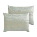 Vesta Gold Satin Circle-Quilted 7-Piece Comforter Set
