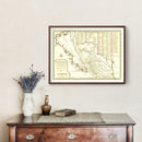 Vintage Map of California 1705