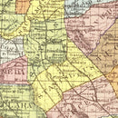 Vintage Map of California 1891