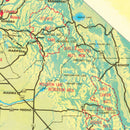 Vintage California State Park Map 1956