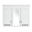 Wall Mount Mirror Cabinet With Adjustable Shelves, Soft Closing Hinges by HouseOfZazla