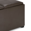 Avalon - Square Coffee Table, Storage Ottoman by HouseOfZazla