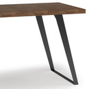 Lowry - Flat Top Desk - Rustic Natural Aged Brown by HouseOfZazla