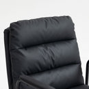 Office Chair, Mid Back Home Office Desk Task Chair With Wheels And Arms Ergonomic Computer Rolling Swivel Chair With Padded Armrest by HouseOfZazla