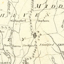 Vintage Map of Connecticut 1796