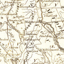 Vintage Map of Connecticut 1814