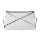 23x16 in Flat Top Griddle Stainless Steel Universal BBQ Grill Pan Cookware by HouseOfZazla