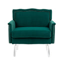 Accent Chair, Living Room Chair / leisure single sofa with acrylic feet
