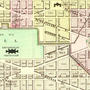 Vintage Georgetown & Washington DC Map 1856