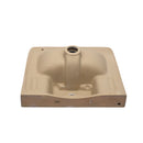Wall Mounted Bathroom Sink With Towel Bar & Overflow - White / Black by HouseOfZazla