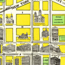 Vintage Map of Washington, DC 1919