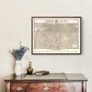 Vintage Map of Washington, DC 1923