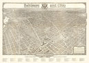 Vintage Map of Washington, DC 1923