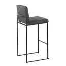 Fuji - Contemporary High Back Barstool Elegant Design by HouseOfZazla
