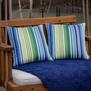2 Pack Outdoor Throw Pillows - Waterproof & Fade-Resistant