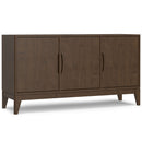Harper - 3 Door Sideboard Buffet / Storage Cabinet - Walnut Brown by HouseOfZazla