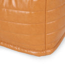 Bambo - Rectangle Pouf Ottoman Floor Cushion - Caramel by HouseOfZazla