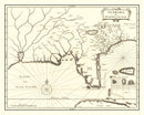 Vintage Map of Florida 1834