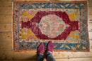2.5x4 Antique Anatolian Rug