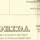 Vintage Map of Florida 1847