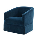Elm - Skirted Swivel Chair by HouseOfZazla