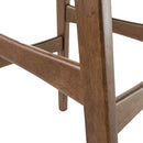 Contemporary Bar Stool With Stylish Seat And Small Backrest by HouseOfZazla