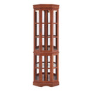 Corner Curio Cabinet With 5 Shelves And Lighting System