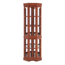 Corner Curio Cabinet With 5 Shelves And Lighting System (E26 Light Bulb Not Included) by Unique Piece Furniture